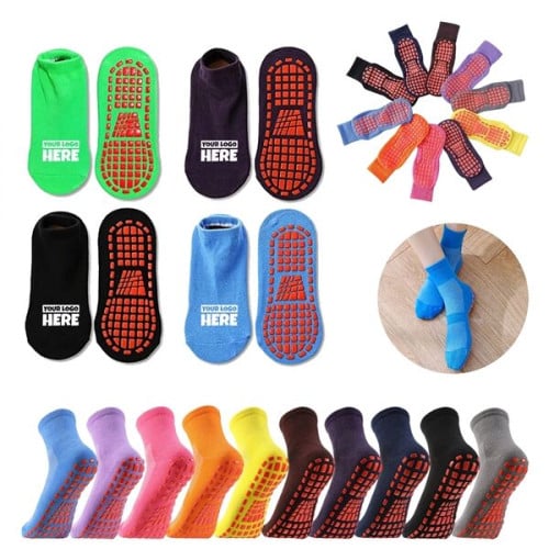 Trampoline Non Slip Socks MOQ 100 Pairs
