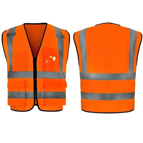 Mesh Safety Vest WIth Hig Visibility Band