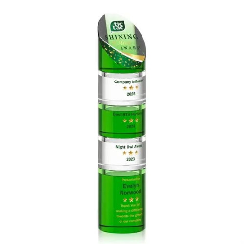 Atlantis Stacker VividPrint™ Award -  Green