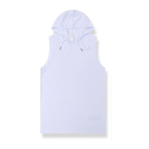 100% Polyester Comfortable Sleeveless Hooded Sweatshirt