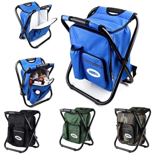 Foldable Fishing Stool Cooler Storage Backpack MOQ10