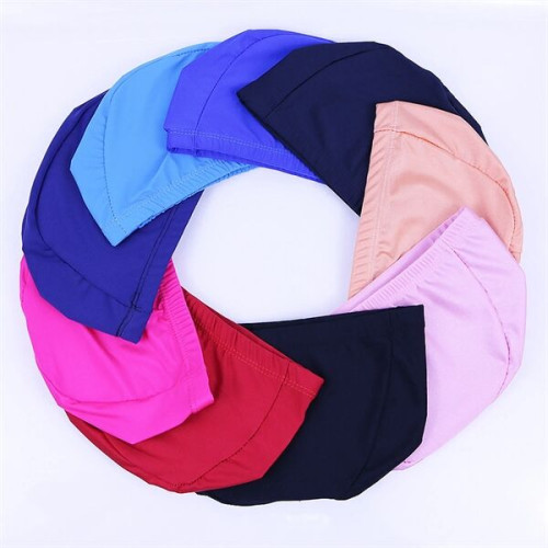 Polyester Cloth Swimming Cap MOQ 100