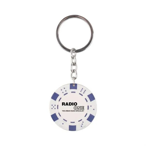 Poker Chip Keychain
