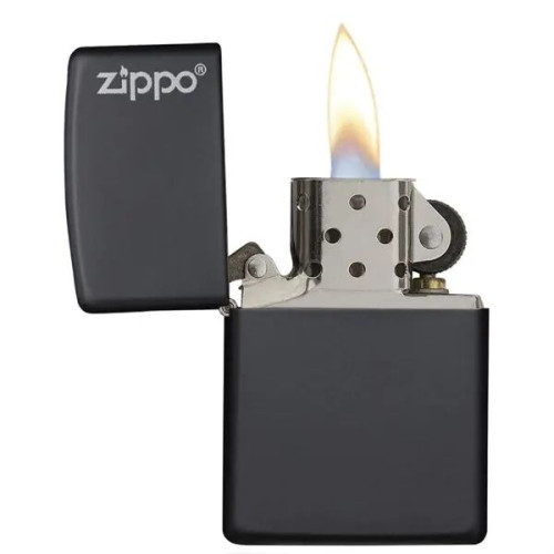 Zippo® USA-Made Classic Windproof Lighter w/ Zippo Logo