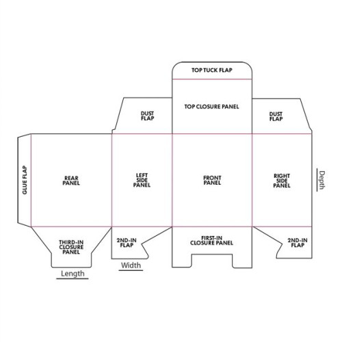Snap Lock Bottom Box Foldable And Full Color Offset Printing