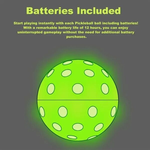 Pickleball Balls with LED Light