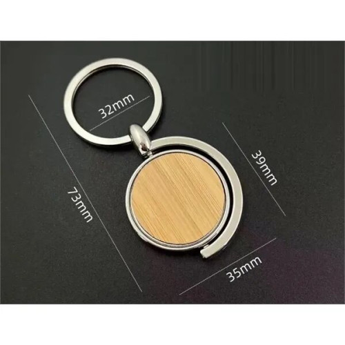 Revolving Wooden Keychain