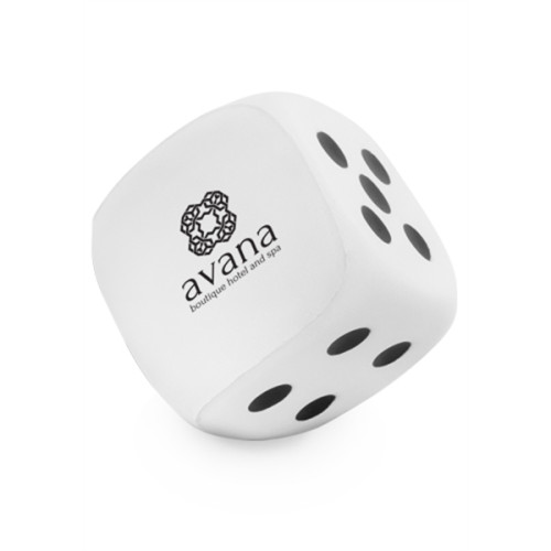 Dice Shaped Stress Balls