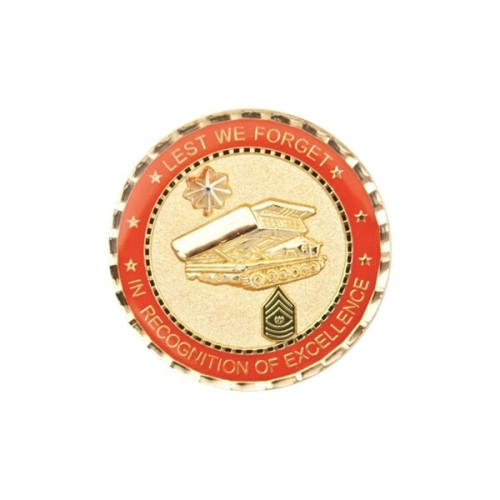 Zinc 1 1/2" Challenge Coin Gold Plating