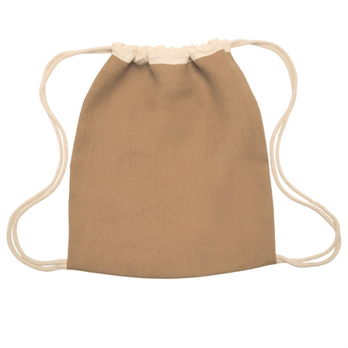 Jute Drawstring Backpacks