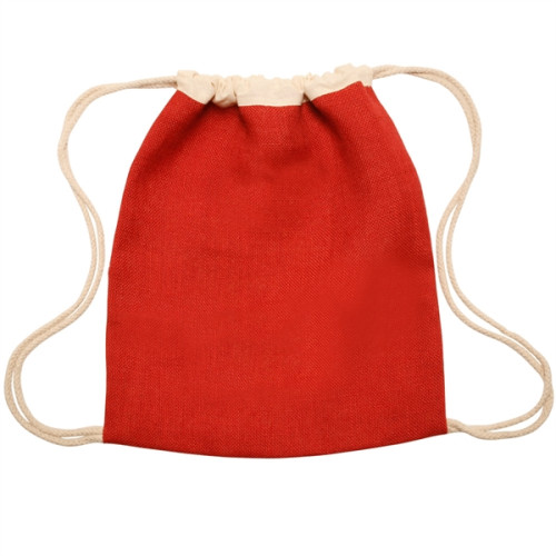 Jute Drawstring Backpacks