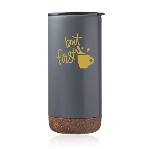 16 oz. Cork Bottom Travel Tumbler