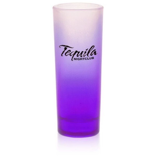 2 oz. Tall Shot Glasses - Colored & Frosted