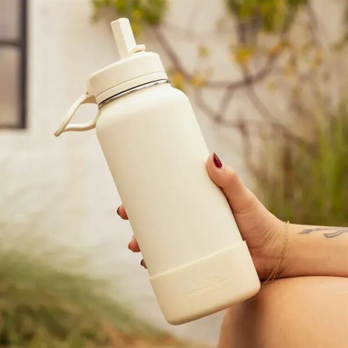 32 oz Hydrapeak® Stainless Steel Water Bottle Straw Lid