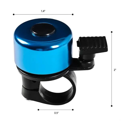 Mini Colorful Crisp Sound Aluminum Alloy Bicycle Bell