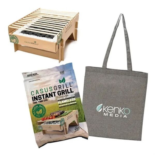 Raleigh CasusGrill™ Biodegradable BBQ Grill w/Recycled Co...