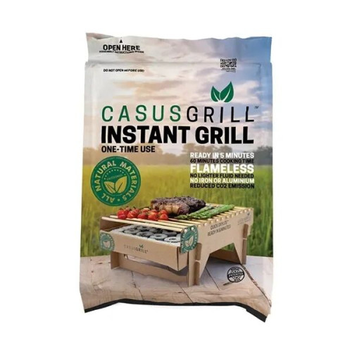 Raleigh CasusGrill™ Biodegradable BBQ Grill w/Recycled Co...