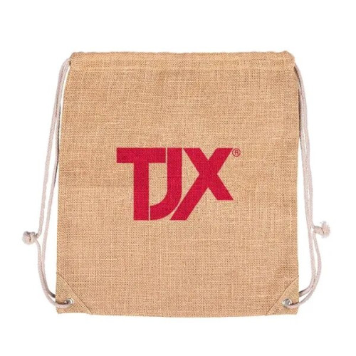 India Jute Drawstring Bag