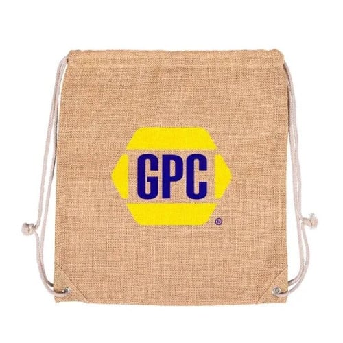 India Jute Drawstring Bag