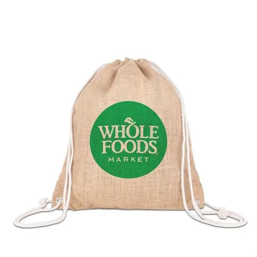 India Jute Drawstring Bag