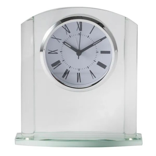 Arch Glass Desk Clock