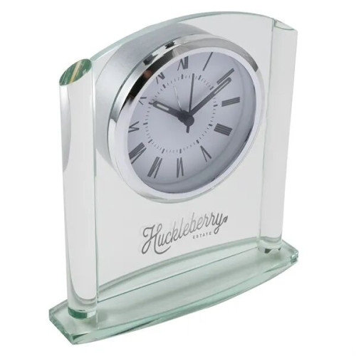 Arch Glass Desk Clock