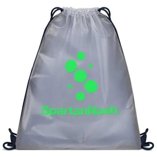 Satin Reversible Drawstring Backpack