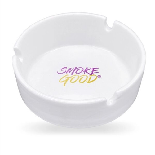 Custom White Glass Ashtrays