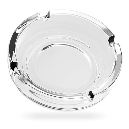 Custom White Glass Ashtrays