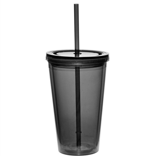 16 oz. Double Wall Acrylic Tumbler with Straw