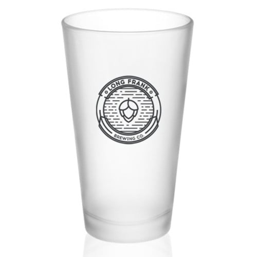 16 oz. Frosted Pint Glasses