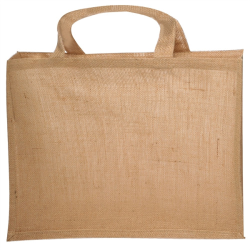 16" W x 14" H Large Jute Tote Bag