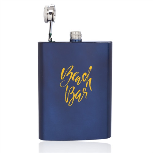 8 oz. Verano Stainless Steel Hip Flasks