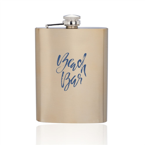 8 oz. Verano Stainless Steel Hip Flasks