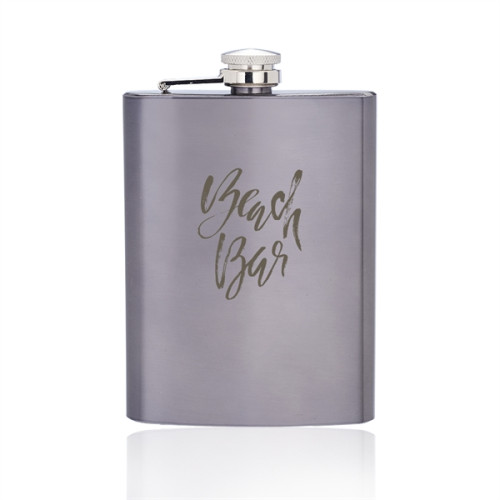 8 oz. Verano Stainless Steel Hip Flasks