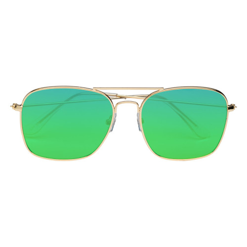 Aviator Sunglasses With Mirrored Lenses