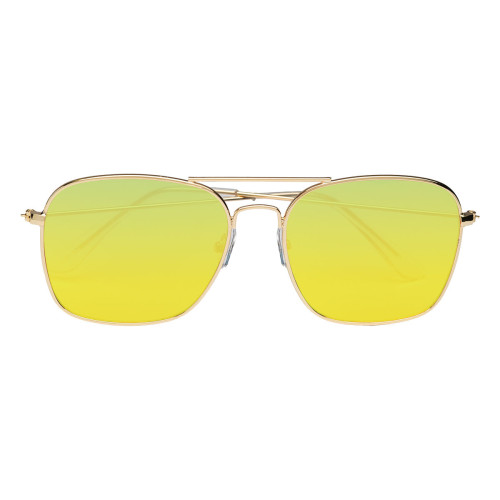 Aviator Sunglasses With Mirrored Lenses