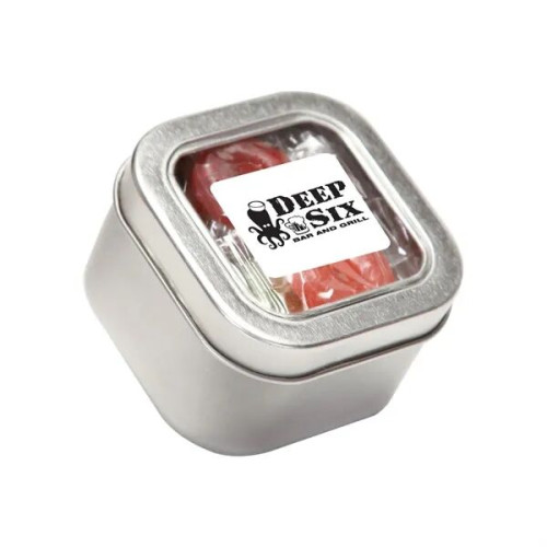 Small Square Window Tin Premium Fill