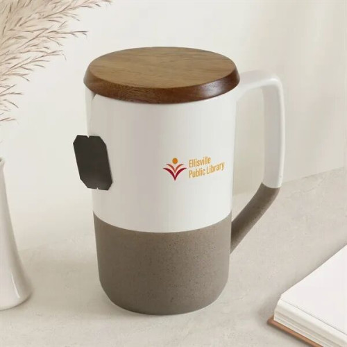 Valencia 16 Fl. Oz. Ceramic Mug With Lid
