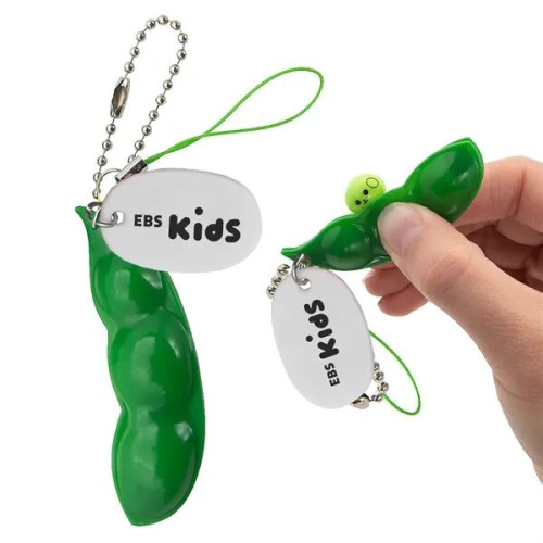 Pea Pod Fidget Key Chain