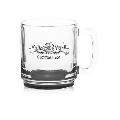 9 oz. Glass Coffee Mugs