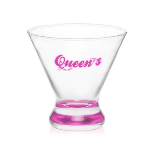 8.25 oz.  Cosmopolitan Stemless Martini Glasses