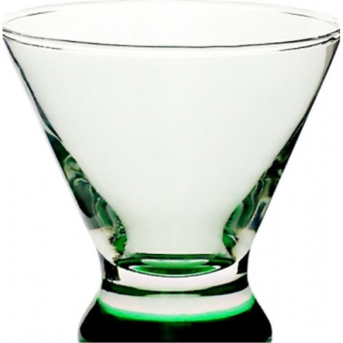 8.25 oz.  Cosmopolitan Stemless Martini Glasses