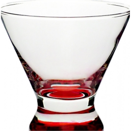 8.25 oz.  Cosmopolitan Stemless Martini Glasses