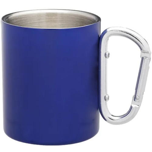 10 oz. Carabiner Handle Stainless Steel Mug