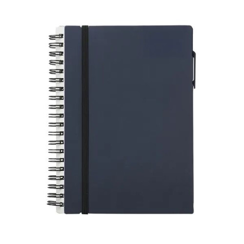 Spiral Notebooks with Elastic Closure