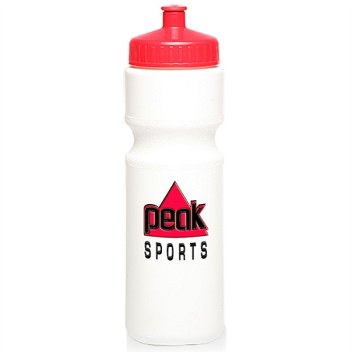 28 oz Push Cap Plastic Water Bottle