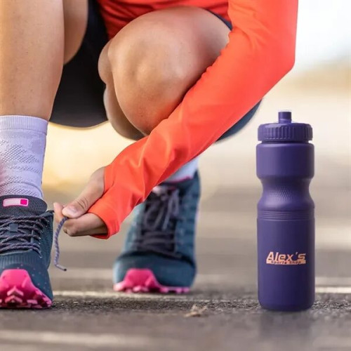 28 oz. Push Cap Plastic Water Bottle