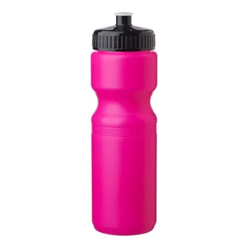 28 oz. Push Cap Plastic Water Bottle