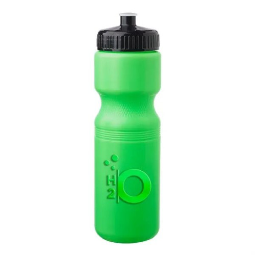 28 oz. Push Cap Plastic Water Bottle